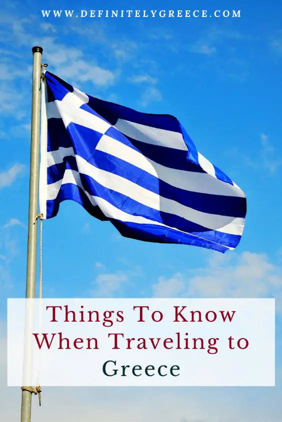things to know before travelling to greece