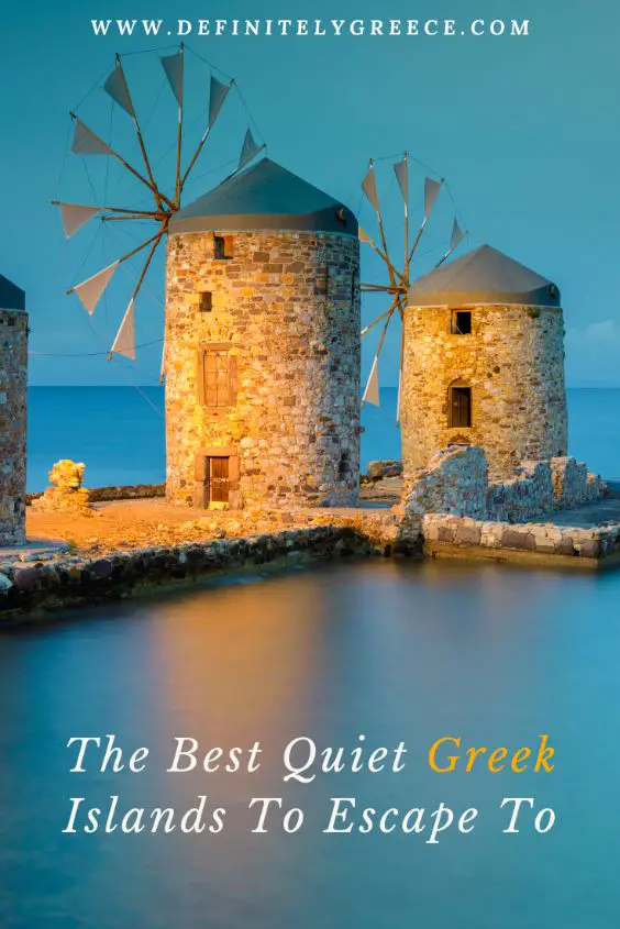 quiet greek islands